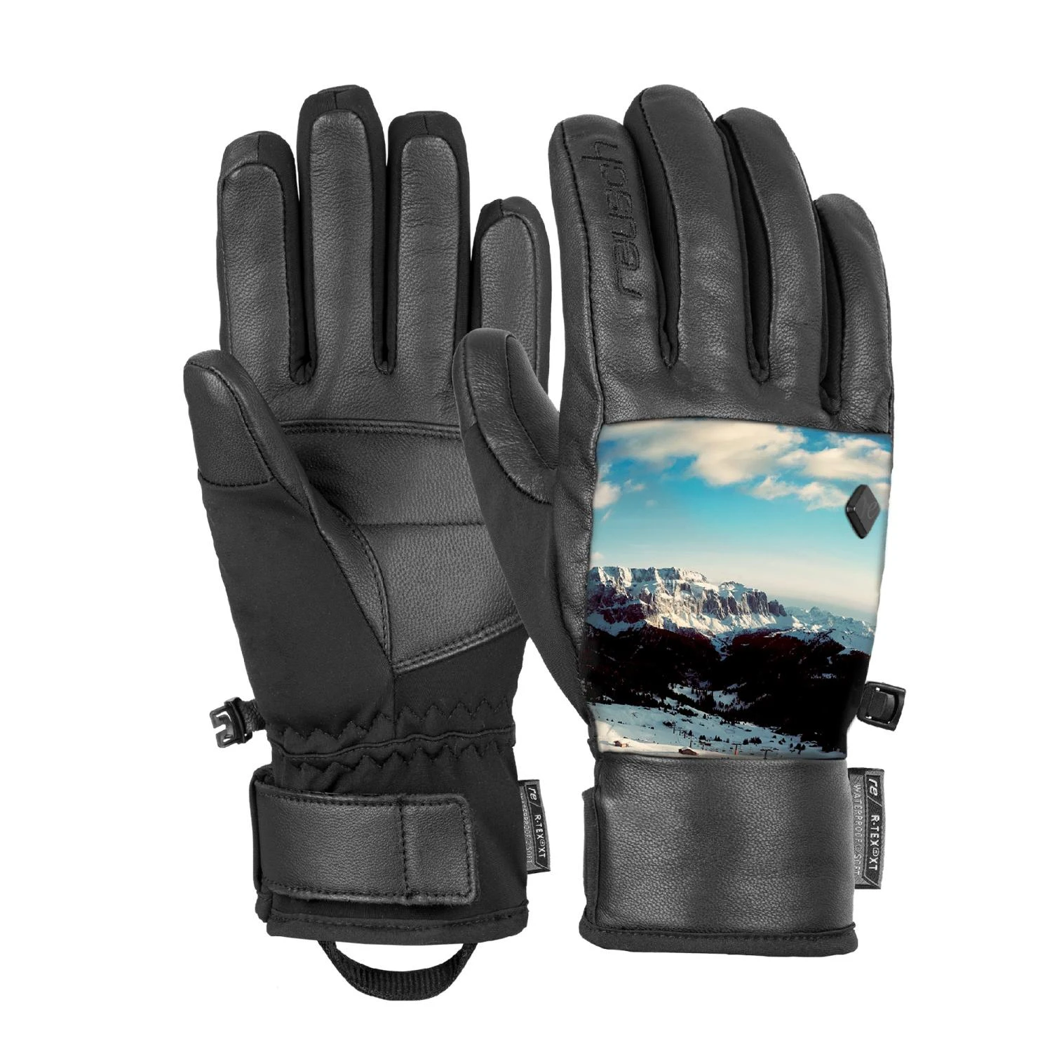 Gants Ski Reusch Giorgia R-tex Xt Black / Coloured Mountain 1 Gants Ski Reusch Giorgia R-tex Xt Black / Coloured Mountain