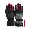 Gants Ski Reusch Flash Gore-tex Junior Black Melange / Pink Gloss