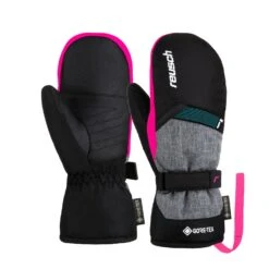 Moufle Ski Reusch Flash Gore-tex Junior Black Melange / Pink