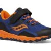 Chaussure Saucony Peregrine 12 Shield A/C Sneaker Navy Orange