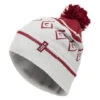 Bonnet Black Diamond Pom Beanie Aluminium Maroon
