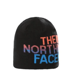 Bonnet The North Face REVERSIBLE TNF BANNER BEANIE TNF BLACK/HERO BLUE