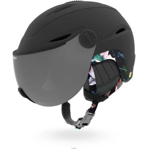 Casque Ski Giro Essence Mips New Matte Black Eletric Petal -Quick SnowBoard Magasin casque ski giro essence mips new matte black eletric pet