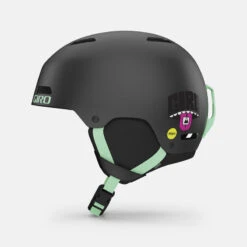Casque Ski Giro Ledge Fs Mips Matte Black Split Fountain Mountain