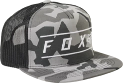 Casquette Fox Pinnacle Mesh Snapback Black Camo