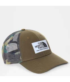 Casquette The North Face Deep Fit Mudder Trucker New Taupe Green