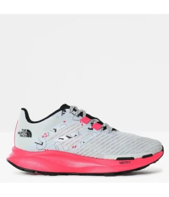 Chaussure The North Face W Vectiv Eminus TNF WHITE TRAIL MARKER PRINT/BRILLIANT CORAL