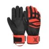 Gants Ski Reusch Worldcup Warrior Prime R-tex Xt Junior Black / Fluo Red