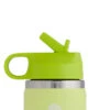 Gourde Hydro Flask Fl12 OZ KIDS WIDE MOUTH STRAW LID & BOOT HONEYDEW
