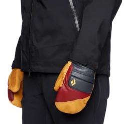 Moufle Black Diamond Spark Johnny Mitts Amber Dark Crimson -Quick SnowBoard Magasin moufle black diamond spark johnny mitts amber dark crims 1