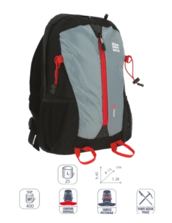 Sac Elementerre Sunny 25 Noir Gris