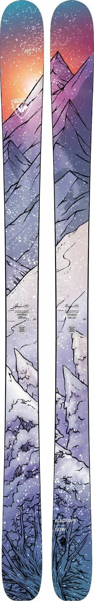 Ski Rossignol Blackops W 92 Open + Fixation 1 Ski Rossignol Blackops W 92 Open + Fixation